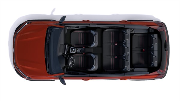 Dacia Jogger – prednja strana, zadnja sedišta, prtljažnik
