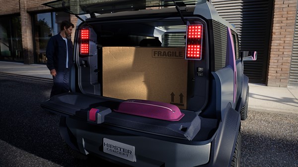 Dacia Hipster Concept - generous boot space