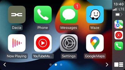 Apple CarPlay™ Dacia Media Nav Evolution