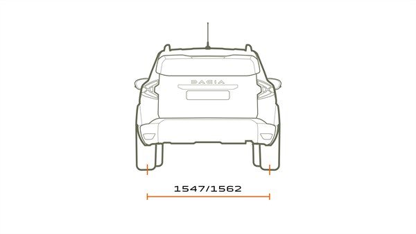 Dimenzije - modularnost - Dacia Duster 
