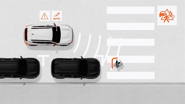Dacia Duster - Sistem automatskog kočenja u slučaju nužde