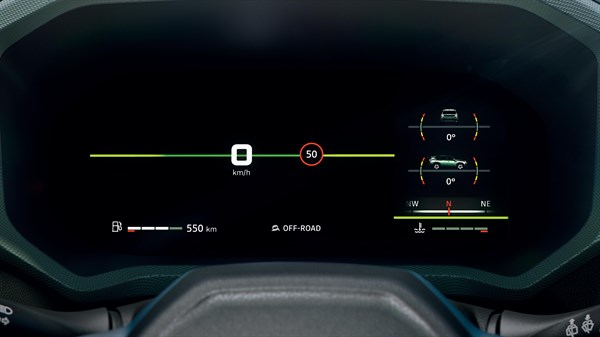 Dacia Bigster - sélecteur de modes