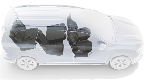 Dacia Jogger – unutrašnjost automobila sa 5 ili 7 sedišta